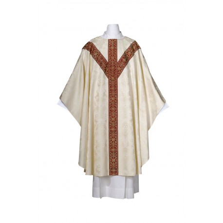 Chasuble Damassé Cerf