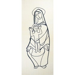 Tapisserie de la Sainte Vierge et l'Enfant Jésus
